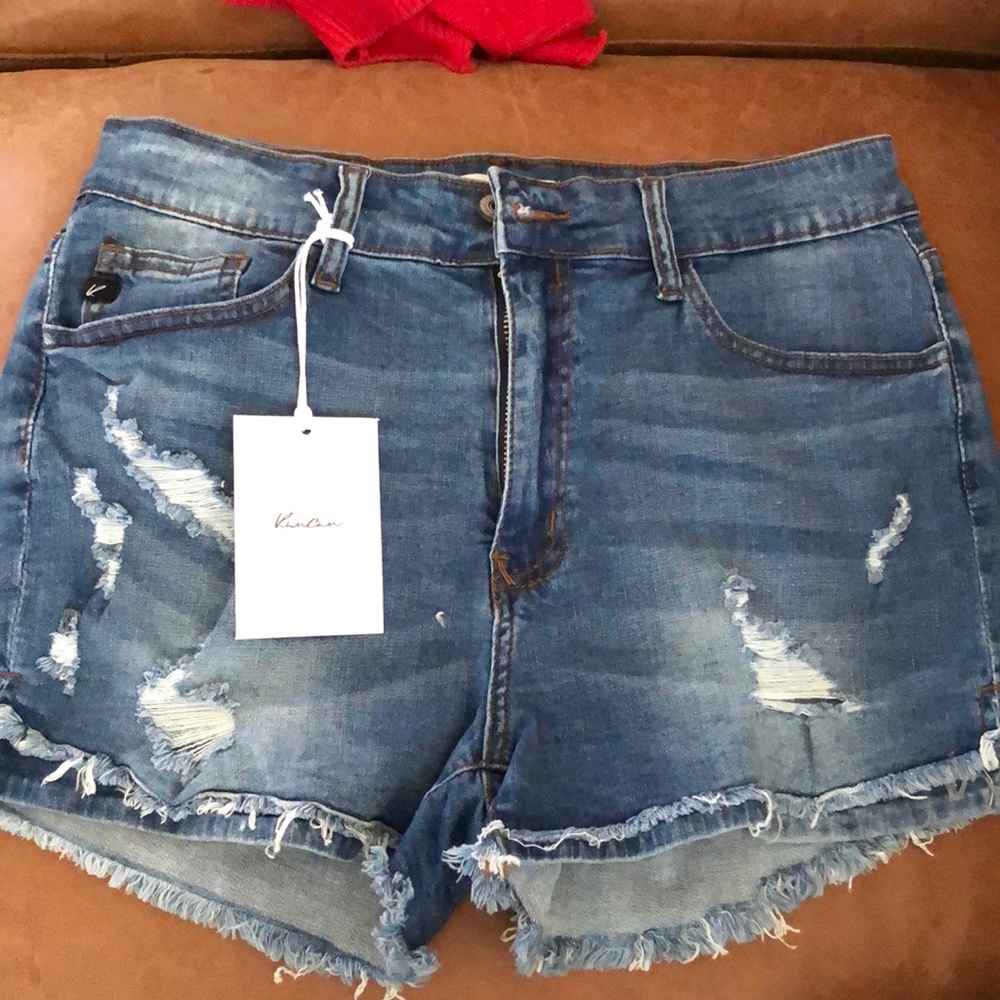 Kancan denim shorts